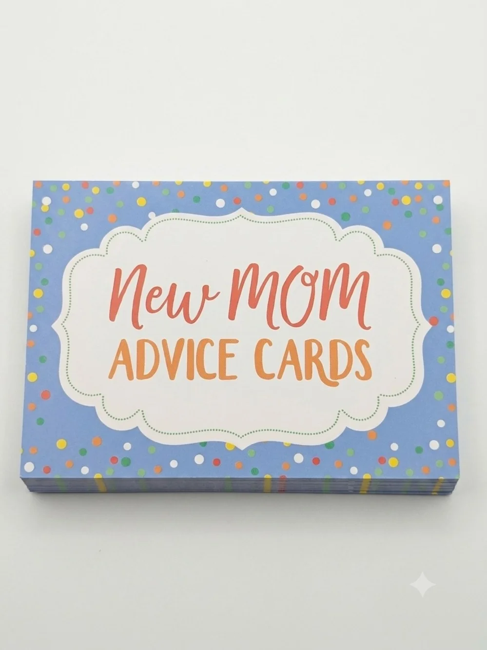 Amscan Confetti 'Advice for the Mom-to-Be' For Baby Shower 16 Cards